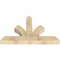 Ekena Millwork Richland Rough Sawn Timber Gable Bracket, Douglas Fir, 60"W x 38"H x 6"D x 6"F, 15/12 Pitch GBW060X38X0606RIC00RDF - alternate 5